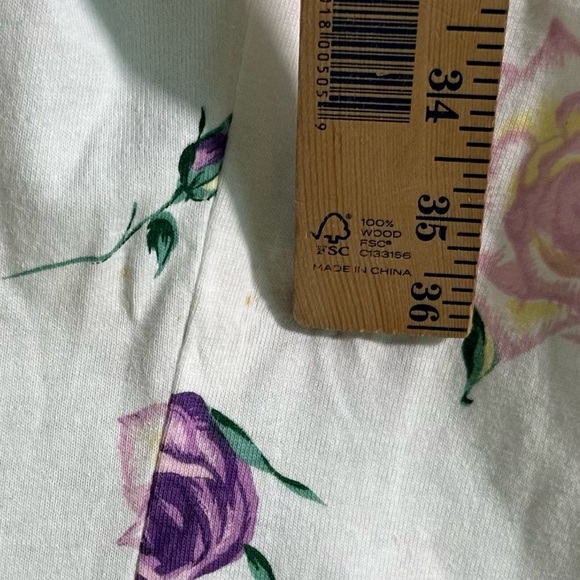 Vintage Illusions Floral Maxi Dress Sweetheart Neckline Button Front Fit Flare - Picture 10 of 13